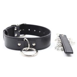 OHMAMA FETISH - SUBMISSION COLLAR WITH LEASH 2